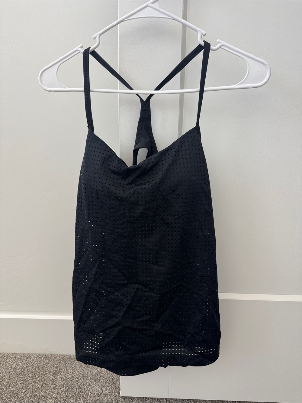 Nike Black Perforated Racerback Camisole